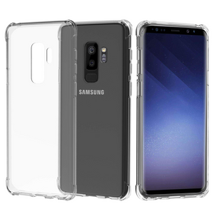 Migeec For Samsung Galaxy S9 Plus Case - Crystal Clear Hybrid Material Covers Air Cushion Gel Bumper Technology Full Protection Phone cases for Samsung Galaxy S9 Plus / S9+