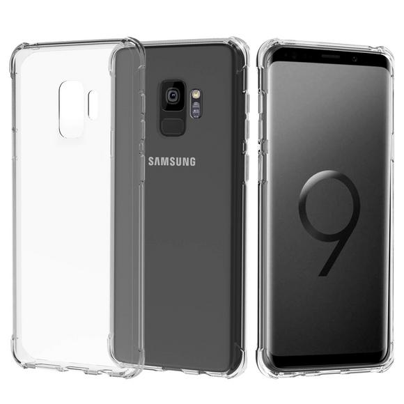 Migeec For Samsung Galaxy S9 Case - Crystal Clear Hybrid Material Covers Air Cushion Gel Bumper Technology Full Protection Phone cases for Samsung Galaxy S9