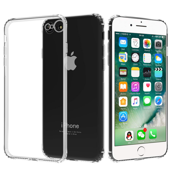 Migeec For iPhone SE 2020 iPhone 7 iPhone 8 Case - Crystal Clear Hybrid Material Covers Air Cushion Gel Bumper Technology Full Protection Phone cases for iPhone SE 2020/7 / 8