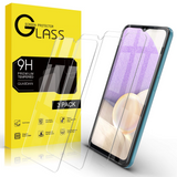 Migeec[3 Pack] Screen Protectors for Samsung Galaxy A32, Tempered Glass with 9H-Hardness, Protective Film[Anti-Scratch][No Bubbles][Case Friendly]
