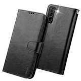 Migeec Case for Samsung Galaxy S21 5G Wallet Flip Cover with Credit Card Holder and Pocket, Black