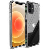 Migeec Compatible with iPhone 12 Case and iPhone 12 Pro Case Hard PC + Soft TPU Frame [Shock-Absorbing] Phone Case for iPhone 12/12 Pro - Crystal Clear