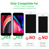 Migeec[3 Pack] Screen Protectors for iPhone 6/6s/7/8 4.7", Tempered Glass with 9H-Hardness, Protective Film[Anti-Scratch][No Bubbles][Case Friendly]