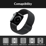 Migeec Strap Compatible with i Watch 38mm 40mm 42mm 44mm, Nylon Stretchy Sport Replacement Band for i Watch Series SE / 6/5/4/3/2/1
