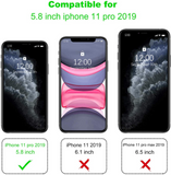 Migeec for iPhone 11 Pro Case - Crystal Clear Hybrid Material Covers Air Cushion Gel Bumper Technology Full Protection Phone Case for iPhone 11 Pro
