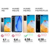 Migeec For Huawei P40 Pro Case - Crystal Clear Hybrid Material Covers Air Cushion Gel Bumper Technology Full Protection Phone cases for Huawei P40 Pro