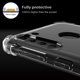 Migeec For Samsung Galaxy A21S Case - Crystal Clear Hybrid Material Covers Air Cushion Gel Bumper Technology Full Protection