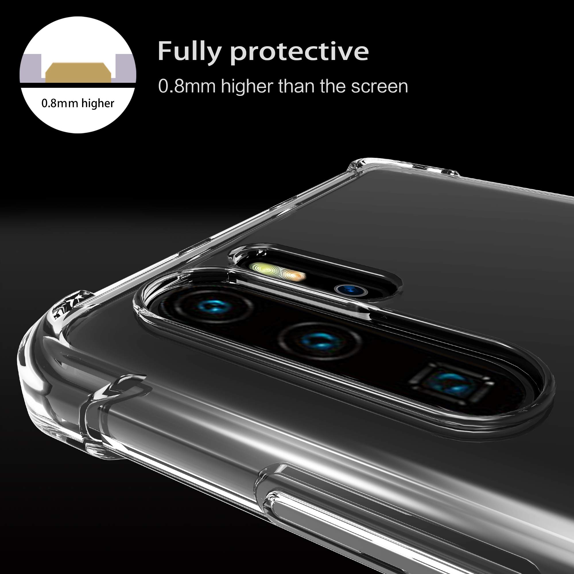 Muvit Cristal Soft Case Huawei P30 Pro And Tempered Glass Screen