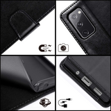 Migeec Mobile Phone Case Compatible with Samsung Galaxy S20 FE 5G Leather Case Flip Cover Protective Case