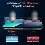 Migeec [3 Pack Screen Protectors Tempered Glass For iPhone 13 / iPhone 13 Pro Protective Film Anti-Scratch, Anti-Oil, Anti-Bubbles