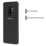 Migeec For Samsung Galaxy S9 Plus Case - Crystal Clear Hybrid Material Covers Air Cushion Gel Bumper Technology Full Protection Phone cases for Samsung Galaxy S9 Plus / S9+