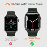 Migeec [4 pack] Screen Protector Compatible with Apple Watch Series 7 41 mm HD Clear TPU Full Coverage Film
