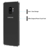 Migeec For Samsung Galaxy S9 Case - Crystal Clear Hybrid Material Covers Air Cushion Gel Bumper Technology Full Protection Phone cases for Samsung Galaxy S9