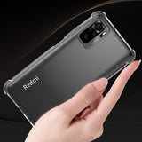 Migeec Clear Case for Xiaomi Redmi Note 11 Transparent Phone Cover Shockproof Protective