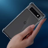 Migeec Clear Case for Google Pixel 6 Transparent Phone Cover Shockproof Protective