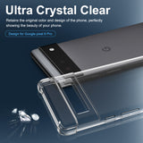 Migeec Clear Case for Google Pixel 6 Pro Transparent Phone Cover Shockproof Protective