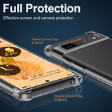 Migeec Clear Case for Google Pixel 6 Pro Transparent Phone Cover Shockproof Protective