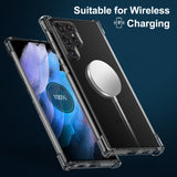 Migeec Clear Case for Samsung Galaxy S22 Ultra Transparent Phone Cover Shockproof Protective