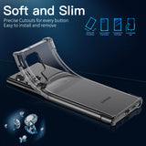 Migeec Clear Case for Samsung Galaxy S22 Ultra Transparent Phone Cover Shockproof Protective