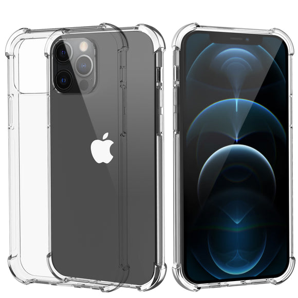 Migeec Compatible with iPhone 12 Pro Max Clear Case Shockproof Full Protection Phone Cases 6.7 inch