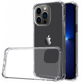 Migeec Case for iPhone 13 Pro Max Transparent Hard PC + Soft TPU Frame Cover Protection Shockproof Anti-Scratched Rugged - Clear