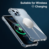 Migeec Clear Case for iPhone 13 Pro Max Transparent Phone Cover Shockproof Protective