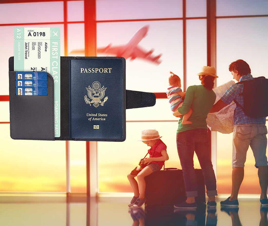 Passport Cover - Minimalist Aeroplane